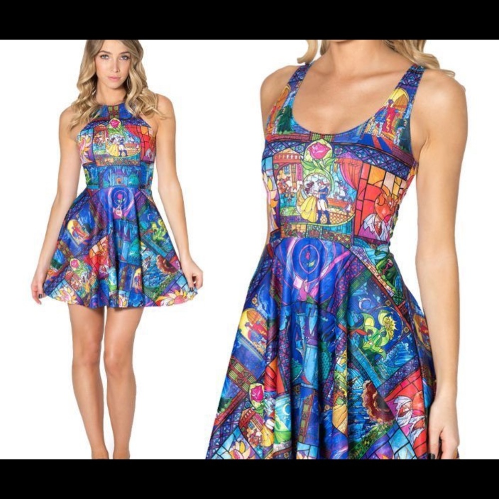Blackmilk X Disney Belle Skater Dress